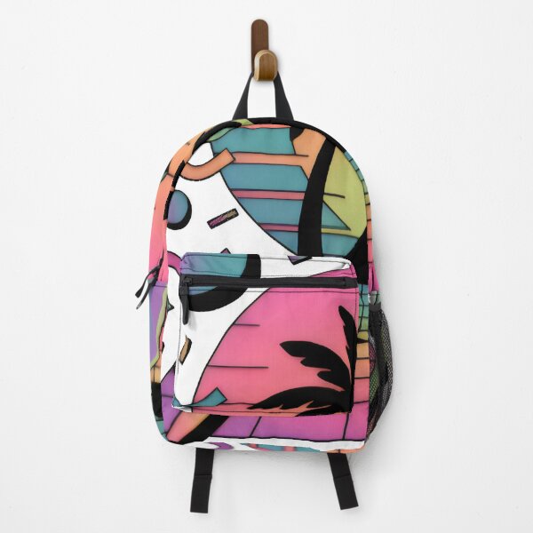 Item preview, Retro Neon Palm Pyramid Sunset Synthwave Art designed and sold by Zanigold.