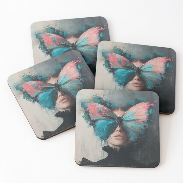 Item preview, The Butterfly Veil | Contemporary Fine Art Print | Fashion Wall Decor  designed and sold by Galleryinprint.