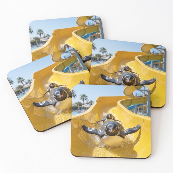 Item preview, Emperor Penguins Love the Water Slide designed and sold by Tridentulus.