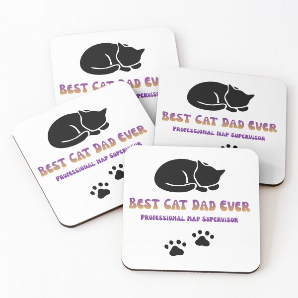 Item preview, Best Cat Dad Ever Professional Nap Supervisor  designed and sold by HeatherFunStuff.