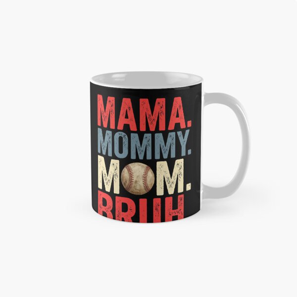 Artikelvorschau, Mama. Mutti. Mama. Bruder. Baseball-Mutter, Sportmutter, Leben entworfen und verkauft von SofenArt.