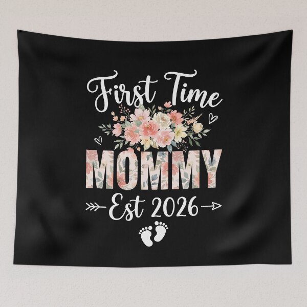 Item preview, First-Time-Mommy-Est-2026-New-Mom-Pregnancy-Announcement-Expecting-Mother designed and sold by SofenArt.