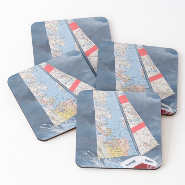 Item preview, Sunset Okx Crypto Sailboat Journey designed and sold by Mitchmount.