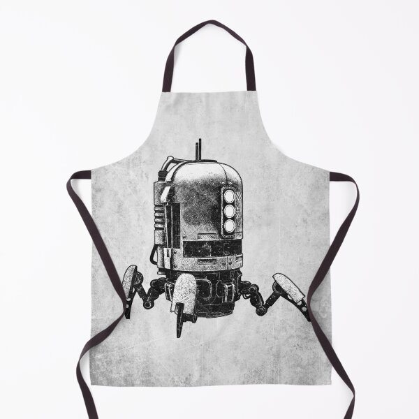 Item preview, Battle Drone Robot Black & White Sci-Fi Mechanical Art Print designed and sold by Ghoul Enterprises.