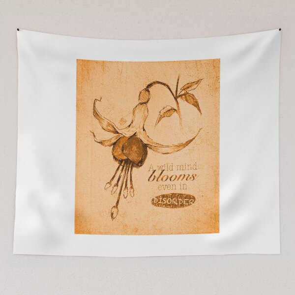 Item preview, BLOOMING DISORDER ORANGE POSTER designed and sold by melyverso.