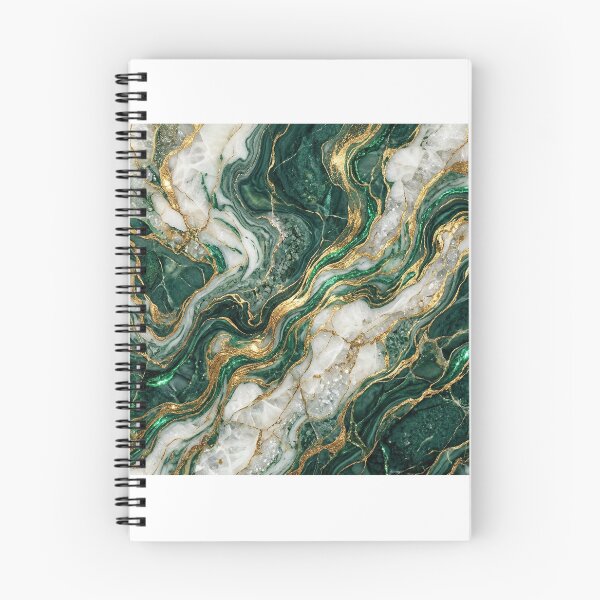 Item preview, Emerald Green Marble with Gold Veins Wall Art - Luxury Jade Stone Print - Aesthetic Home Decor Gift for Nature Lovers designed and sold by Camwal.