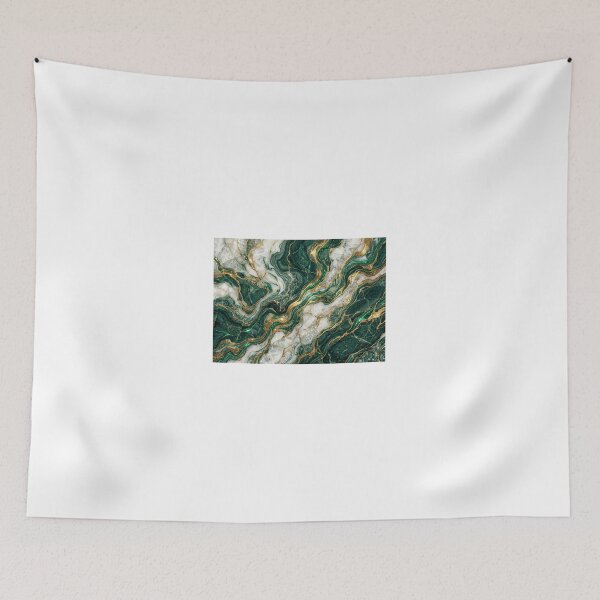 Item preview, Emerald Green Marble with Gold Veins Wall Art - Luxury Jade Stone Print - Aesthetic Home Decor Gift for Nature Lovers designed and sold by Camwal.