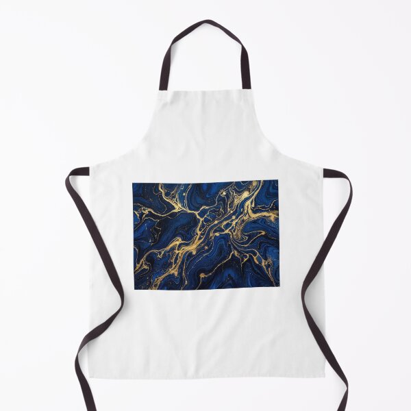Item preview, Midnight Blue Marble with Gold Veins Art Print - Navy Luxury Stone Wall Decor - Aesthetic Gift designed and sold by Camwal.