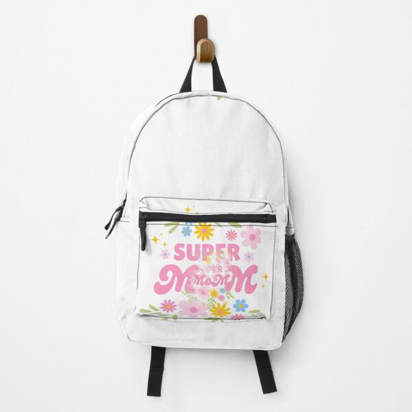 Item preview, Colorful Retro Super Mom Floral Design designed and sold by Shinebright89.