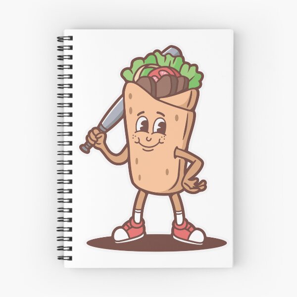 Artikelvorschau, Kebab-Maskottchen-Baseball entworfen und verkauft von anggapajar.
