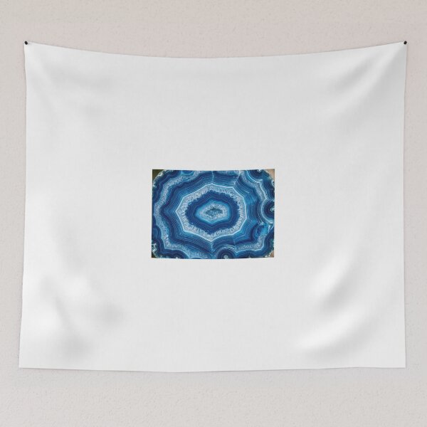 Item preview, Blue Agate Crystal Geode Slice Art - Gemstone Wall Decor Phone Case - Healing Stone Aesthetic Gift designed and sold by Camwal.