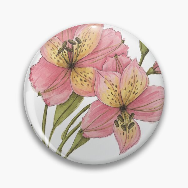 Item preview, Pink Peruvian Lily designed and sold by NaughtyFlorals.