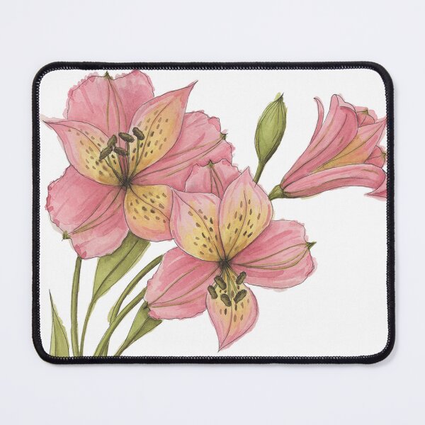 Item preview, Pink Peruvian Lily designed and sold by NaughtyFlorals.
