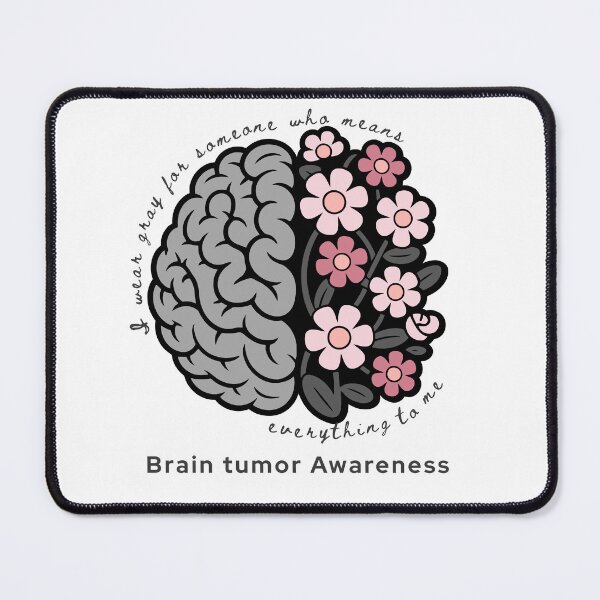 Item preview, brain tumor awareness designed and sold by CindyRandomVibes.