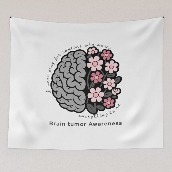 Item preview, brain tumor awareness designed and sold by CindyRandomVibes.