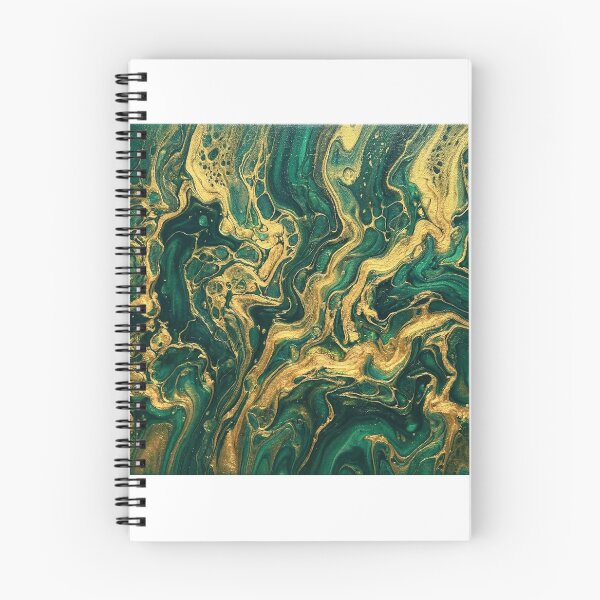 Item preview, Emerald Green and Gold Fluid Art Print - Luxury Abstract Pour Painting - Modern Glam Wall Decor Gift designed and sold by Camwal.