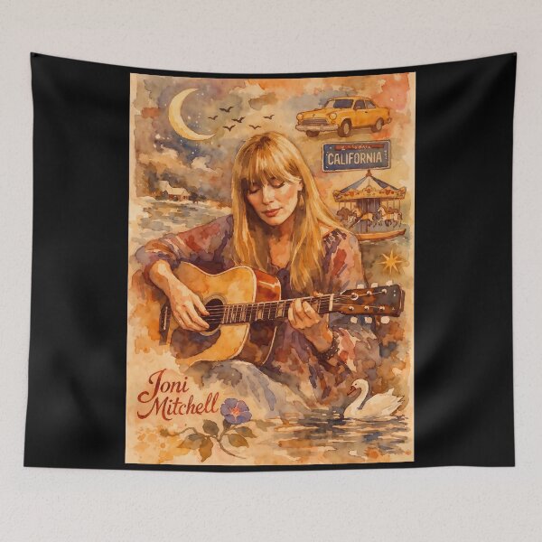 Item preview, Joni Mitchell designed and sold by Sarcastic designs.