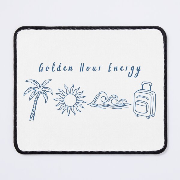 Item preview, Golden Hour Energy Tropical Travel Icons designed and sold by Inkworksbyshery.