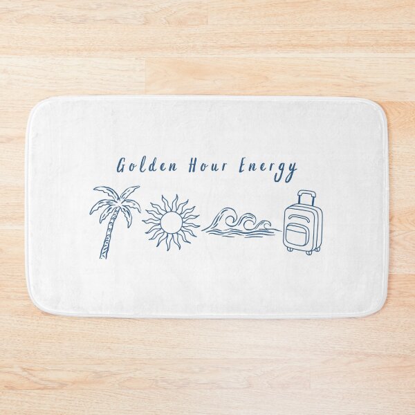 Item preview, Golden Hour Energy Tropical Travel Icons designed and sold by Inkworksbyshery.