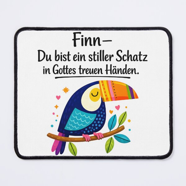 Item preview, Personalized toucan children's room poster with the name Finn designed and sold by LoveNurseries.