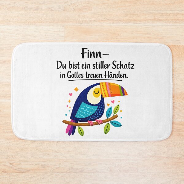 Item preview, Personalized toucan children's room poster with the name Finn designed and sold by LoveNurseries.