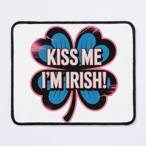 Item preview, Retro Modern Green Four Leaf Clover Riso Art designed and sold by Bloomkept.