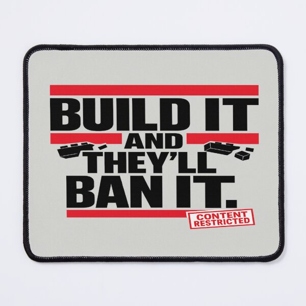 Item preview, Build It and They’ll Ban It Digital Censorship Graphic designed and sold by POD DYNASTY.