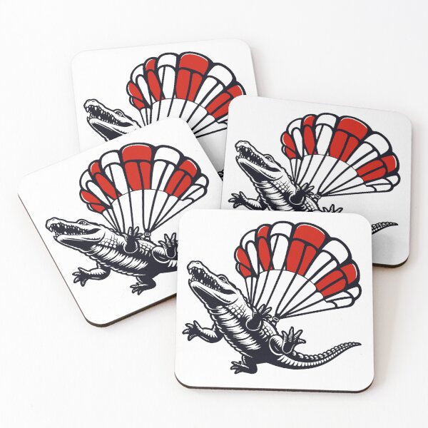 Item preview, Alligator parachuting designed and sold by heptenart.