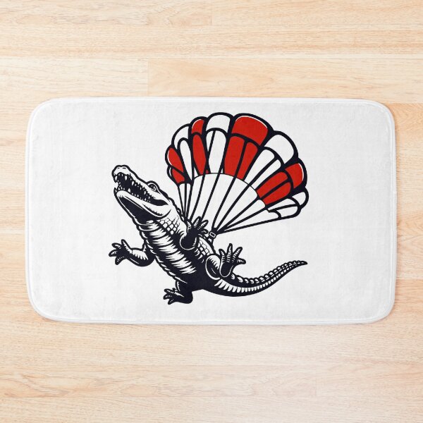 Item preview, Alligator parachuting designed and sold by heptenart.
