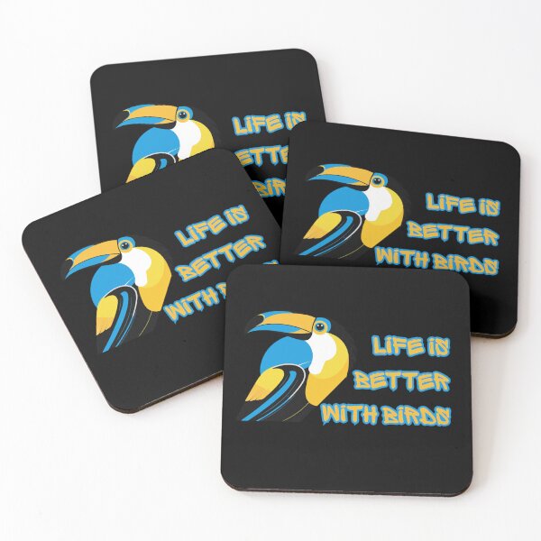 Item preview, Life Is Better With Birds – Bold Toucan Tropical Graphic Design designed and sold by Max Store.