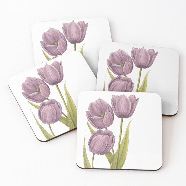 Item preview, Purple Tulip Flowers designed and sold by NaughtyFlorals.