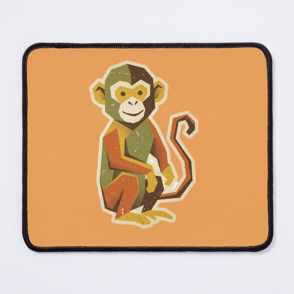 Item preview, Retro Halftone Monkey – Vintage Comic Style Sticker for Teens and Kids designed and sold by bsbd-action.