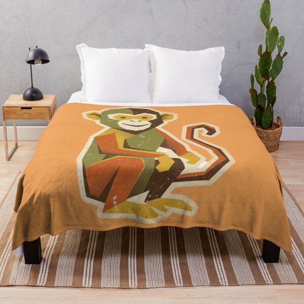 Item preview, Retro Halftone Monkey – Vintage Comic Style Sticker for Teens and Kids designed and sold by bsbd-action.