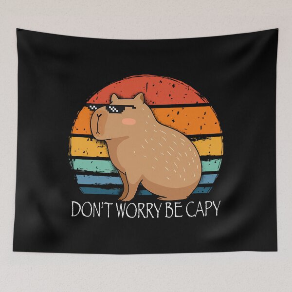 Item preview, Capybara Dont Worry Be Capy Funny Rodent designed and sold by Botagazghlat.