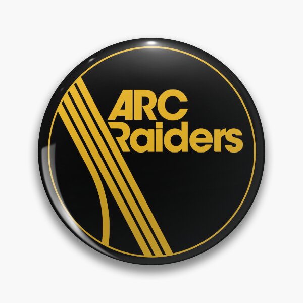Item preview, ARC Raiders Medal Logo (Black and Yellow) designed and sold by BubblePopRed.