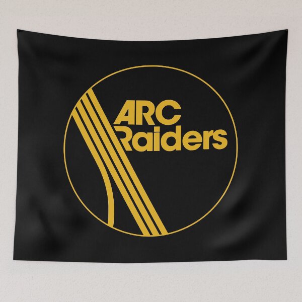 Item preview, ARC Raiders Medal Logo (Black and Yellow) designed and sold by BubblePopRed.