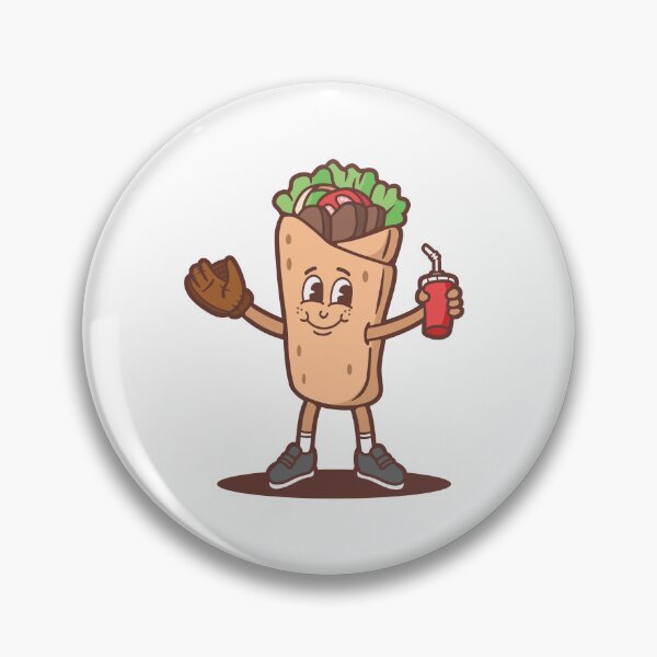 Item preview, kebab mascot supporter designed and sold by anggapajar.