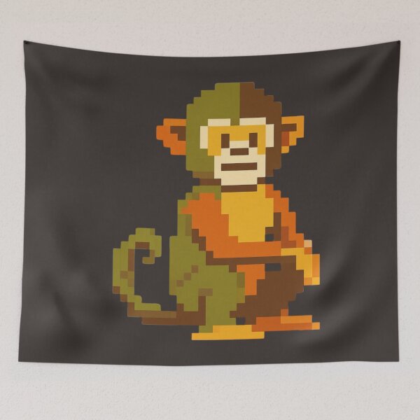 Item preview, Retro Halftone Monkey Copy – Vintage Comic Style Sticker for Teens and Kids designed and sold by bsbd-action.