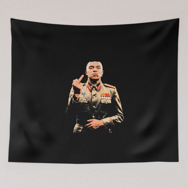 Item preview, Kylian Mbappe El-Dictator smoking meme designed and sold by Blanca1shop.
