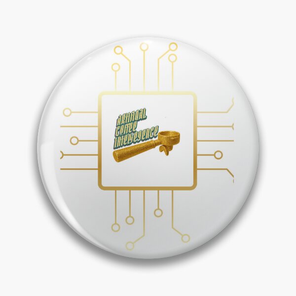 Item preview, Artificial coffee intelligence in gold dust designed and sold by ink sync.