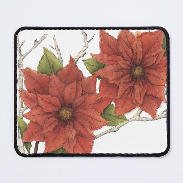 Item preview, Poinsettia Flowers designed and sold by NaughtyFlorals.