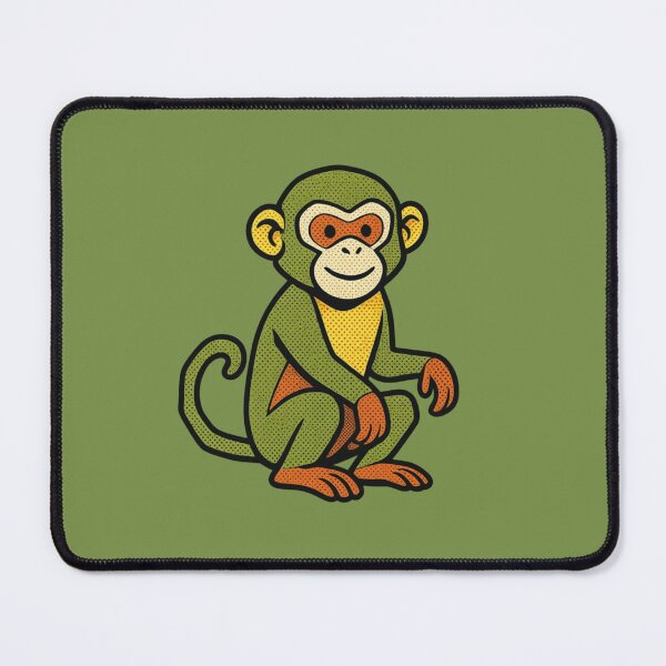 Item preview, Colorful Pop Art Style Monkey – Funny Animal Sticker for Nature Lovers designed and sold by bsbd-action.
