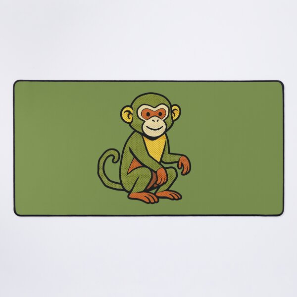 Item preview, Colorful Pop Art Style Monkey – Funny Animal Sticker for Nature Lovers designed and sold by bsbd-action.
