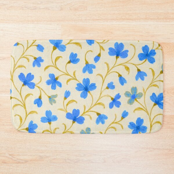 Item preview, Vintage Floral Pattern – 4 Colors: Pink, Lilac, Red, Purple, Blue Forget-Me-Not designed and sold by Good Vibes .
