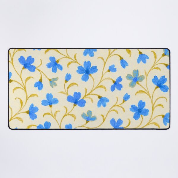 Item preview, Vintage Floral Pattern – 4 Colors: Pink, Lilac, Red, Purple, Blue Forget-Me-Not designed and sold by Good Vibes .