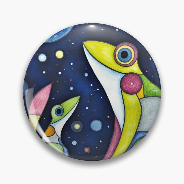 Item preview, Celestial Geometric Frog Duo designed and sold by CAutumnTrapp.