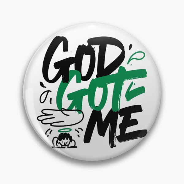 Item preview, God Got Me Inspirational Christian Typography designed and sold by IslandTyped.