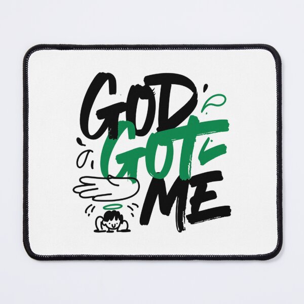 Item preview, God Got Me Inspirational Christian Typography designed and sold by IslandTyped.