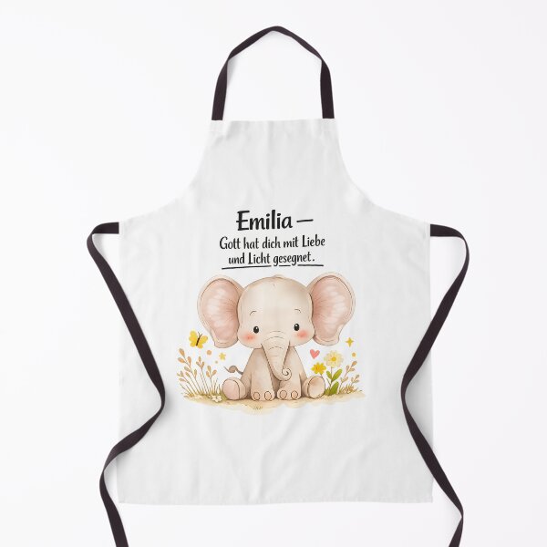 Item preview, Personalized elephant children's room poster with the name Emilia designed and sold by LoveNurseries.
