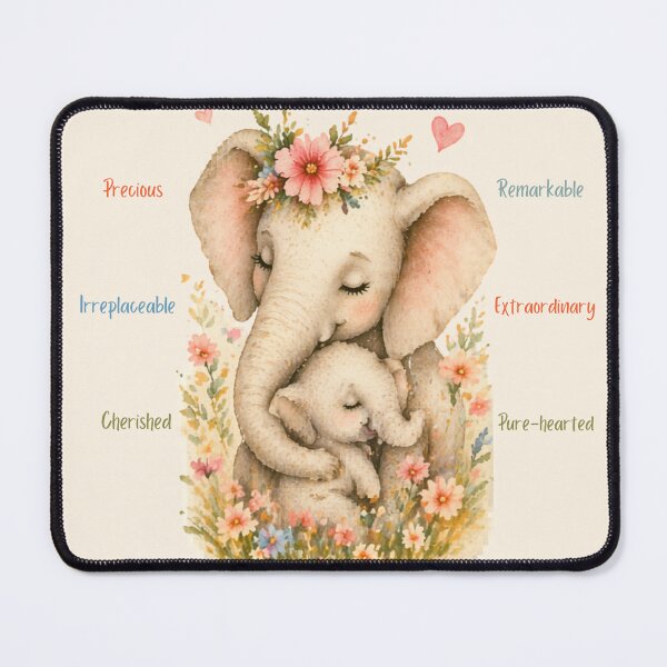 Item preview, Elephant Mum Gift Birthday Mothers Day designed and sold by inspired-works.